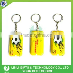 Brand Name Cheap Custom Led PVC Keyring for Football thumbnail-1