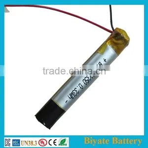 Customized 3.7v 70350 90mAh Round Lithium Polymer Battery for Ecig Quality Choice thumbnail-3