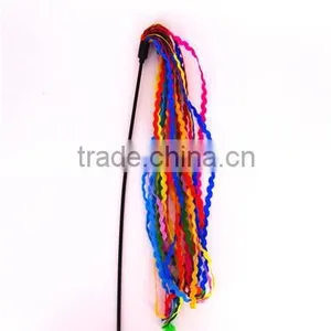 Color Ribbon Nature Cat Swing Toys With Sticker Toy Wholesale Cat Toys thumbnail-3