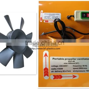 Orange 16 Inch Portable Axial Ventilation Fans 380v thumbnail-3