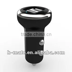 Mini Dual USB Car Charger With LED Indicator thumbnail-1