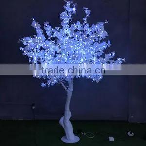 White Trunk With White Artificial Maple Leaf LED Maple Tree thumbnail-1