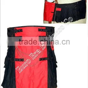 New Mens Scottish Tartan Kilt/Schottenrock Deluxe Utility Fashion In All Sizes thumbnail-1