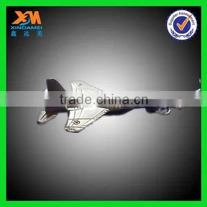 Newest Fashion Cheap 3D the Airplane Shape Metal Keychain thumbnail-2