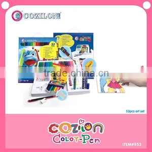 School Stationery Artset 53pcs thumbnail-1