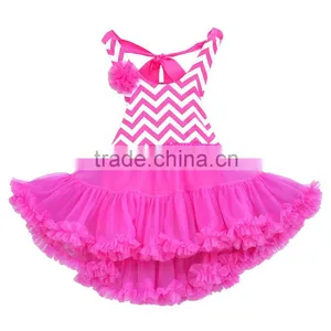 Unique Design Kids Party Latin Dancing Backless Lace Tutu Girl Boutique Dress thumbnail-2