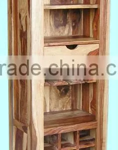 Wooden Wine Cabinet,wine Rack,bar Counter,bar Table Set,bar Cabinet,bar Unit,sheesham Wood Furniture thumbnail-4