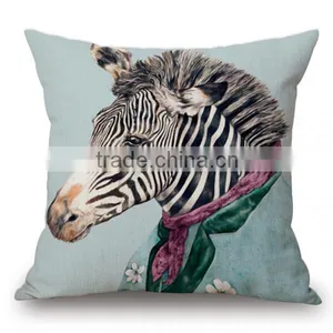Chinese 3d Zebra Print Home Cushion thumbnail-1