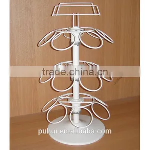 Space Saving Four Sides Floor Cups Display Stand for USA Market thumbnail-2