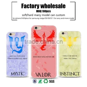 2016 for Pokemon go Shell Phone Covers Soft /hard Case for Samsung Edge Lite S6 Galaxy S7 for Pokemon go for Iphone 6 Case thumbnail-3