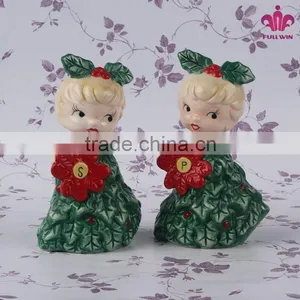 Little Girl Shaped Salt and Pepper Shakers Spice Bottle Shaker thumbnail-1