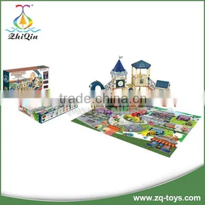 DIY Building Block Plastic Bricks Toy Amusement Park for Children thumbnail-1
