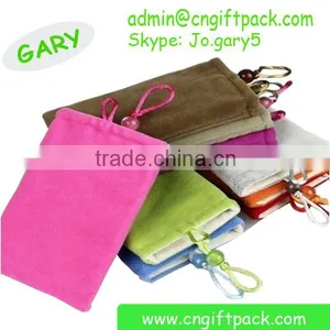 Light Grey Printed Velvet Phone Case Packaging Bags thumbnail-5