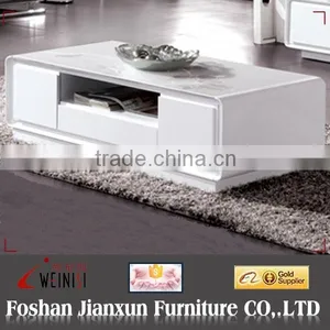 882# High Gloss White Coffee Table thumbnail-2