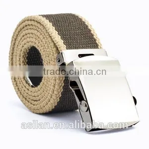 Press Buckle Canvas Belt Army Leisurely Canvas Webbing Belt Colorful 4002 thumbnail-4
