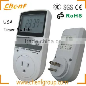 Newest High Quality American Mechanical Timer Socket Time Switch With LCD Display thumbnail-1
