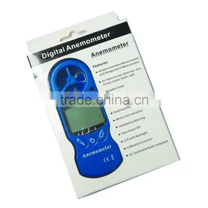 LCD Digital Hand-held Wind Speed Gauge Meter Multifunction Measure Anemometer Thermometer and Temperature thumbnail-1