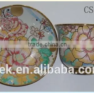 Ceramic Material and Eco-friendly Bulk China Tea Cup and Saucer thumbnail-2