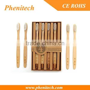 Natural Charcoal Bamboo Handle Toothbrush thumbnail-1