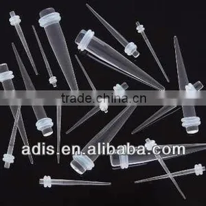Clear Acrylic Tapers,cheater Plugs Stretchers thumbnail-1
