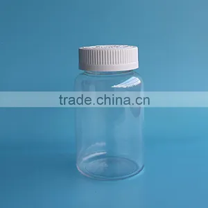 225ml Clear Wide Mouth Plastic PET Bottle, Food Grade Medicine Bottle , Capsule Bottle thumbnail-2