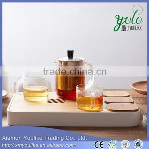 High Quality and Hot Sell Bamboo Tea Serving Tray Bamboo Tea Tray thumbnail-1