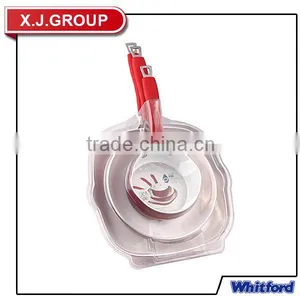 3pcs Ceramic Coating Fry Pan Sauce Pan Skillet Set XJ-12620 thumbnail-5