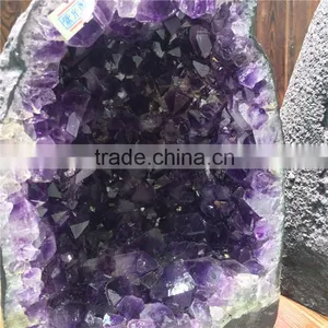 Natural Brazil Amethyst Geode Pocket With Different Shapes Home Decoration thumbnail-6