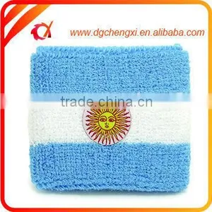 Cheap Custom Cotton Sweat Wristband thumbnail-2