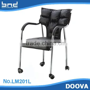 Modern Best Selling Metal Leg Office Chair With Wheels thumbnail-1