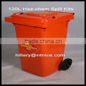 120L Hazchem Chemical Workplace Safety Spill Kits, MSDS, 100% Acid Spill Control Containment Absorbent Spill Kits thumbnail-1