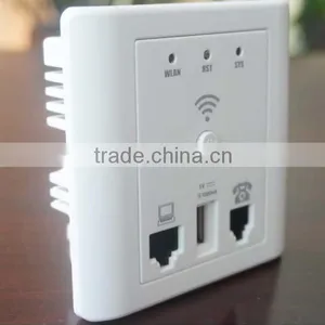 300MBPS HIGH-POWER WALL MOUNT IN-WALL AP/ ROUTERS WITH POE thumbnail-2