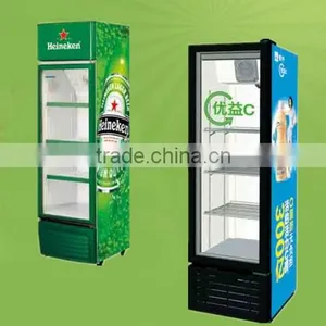 Commercial Upright Refrigerated Beverage Chiller for Supermarket thumbnail-1