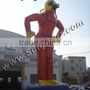 Selling Giant Advertising Inflatable Cartoon Winnie thumbnail-5