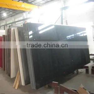 Black Artificial Quartz Slabs/quartz Surface/spark Quartz Slabs thumbnail-1