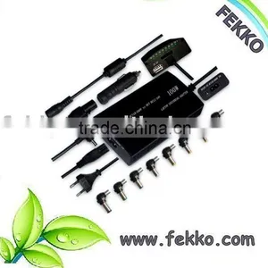 Universal Laptop Car Charger 100W USB AC & DC Power Adapter 8 Tips thumbnail-1