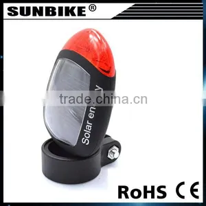 2015 Hot Sale Zhejiang Factory Cheap High Quailty Tail Solar Bike Light thumbnail-2