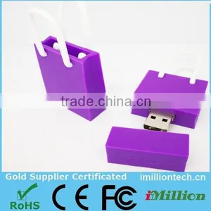 Flexible Customized Service OEM Shopping Bag Usb Flash Drive thumbnail-1