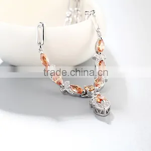 925 Sterling Silver Wholesale Pendant Statement Necklace 2016 Jewelry SNP028W thumbnail-3