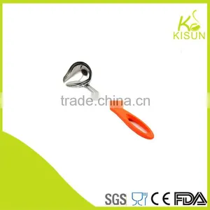 New Plastic Corn Handle Stainless Steel Kitchen Utensil Gravy Ladle Tasting Ladle thumbnail-2