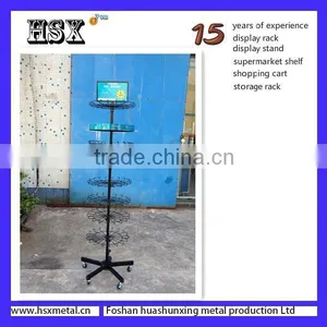 3 Tiers Wholesale Rotating Hanging Clothing Display Rack HSX-S1043 thumbnail-6