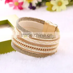 Wholesale Brazilian Magnet Clasp Velvet Bracelet thumbnail-1
