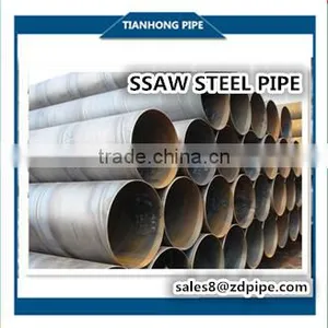 API 5L Q235B SSAW/Submerged Arc Welded Mild Steel Pipe for Pilling,oil,water Transmission thumbnail-1