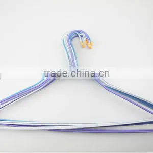 Taizhou GS-6101 Durable PE Coated Metal Plastic Clothes Hanger thumbnail-3