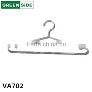 VA702 Antique Style Firm Stainless Steel Clothes Hanger thumbnail-1