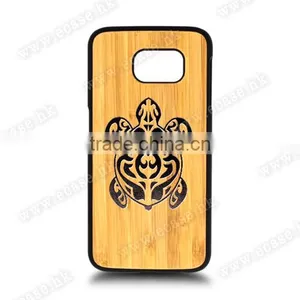 PC Wood/Bamboo 2 in 1 Phone Case Galaxy s6 Phone Case thumbnail-3