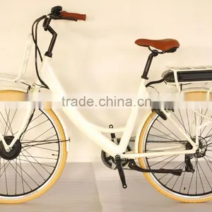 700CC Retro e Bike 36V 250W With Front Carrier ( HJ-C351) thumbnail-1