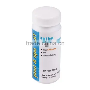 2015 Poolstar Pool Multipurpose Test Strips , ph cl Test Strips Pool, Alkalinity Test Strips thumbnail-1