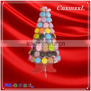 New Styles Hot Sells Wholesale Plastic 10 Tier Macaron Tower Display Stand &patented Customizable Macaron Packaging thumbnail-3