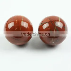 SL72533 Red Stone Sphere Ball thumbnail-1
